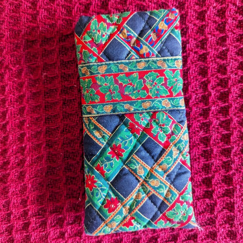 Vintage Vera Bradley Noel Coordinate Soft Eyeglass Case